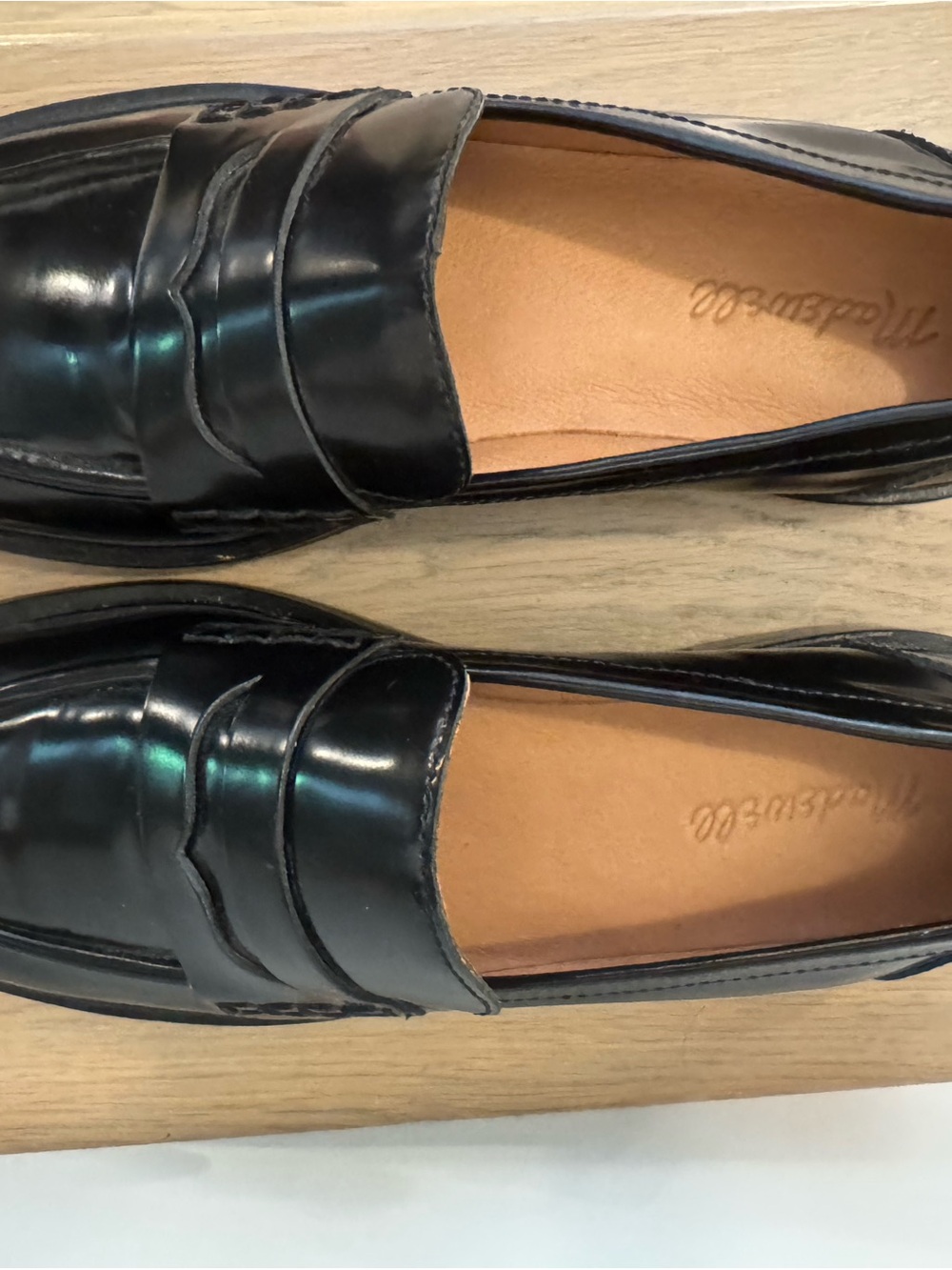 Madewell Vernon Black Leather Loafers - Picture 5 of 7